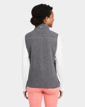 Vineyard Vines Women's Deep Bay Sweater Fleece Vest